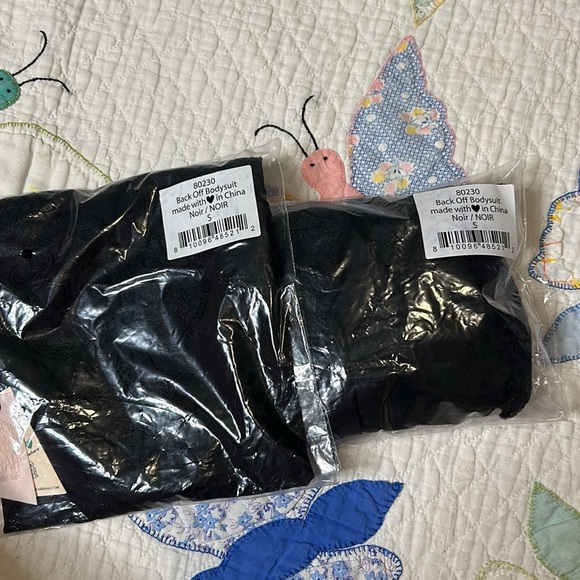 NWT Back Off Bodysuit In Noir - Picture 5 of 5